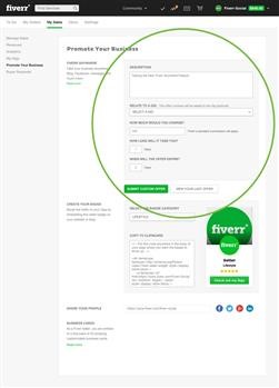 &quot;fiverr add a gig