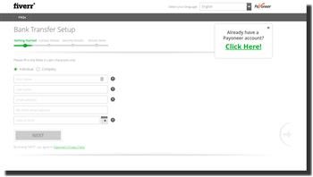 &quot;payment method on fiverr