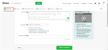 &quot;how to earn money with fiverr