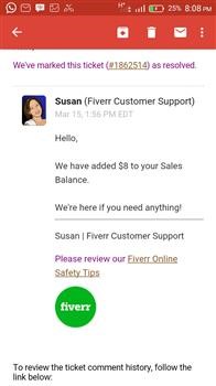 &quot;fiverr money back