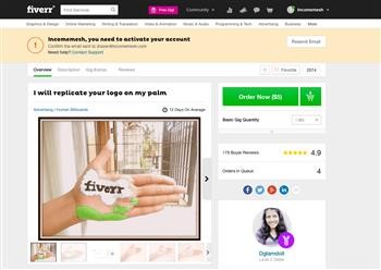 &quot;fiverr rejected order